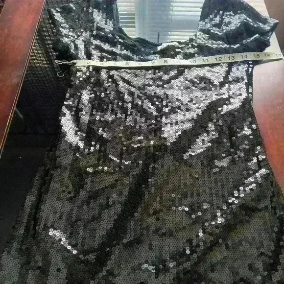 MKM Designs Sequined Dress Black Size Small - Picture 7 of 10